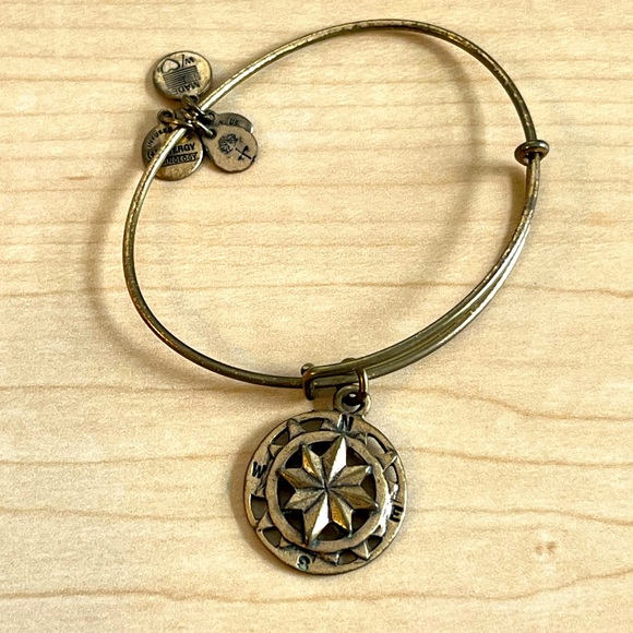 Rare find Alex and Ani Anchor Charm Bangle Bracelet - Picture 1 of 5